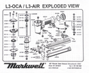 L3-OCA Outward Clinch Air Stapler