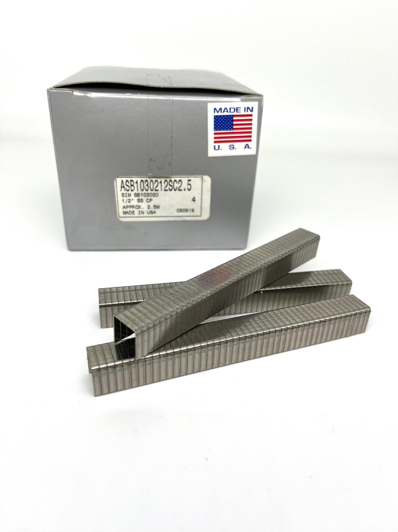 SB103020 1/2 STAINLESS STEEL Staples