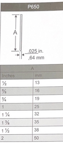 P650 Headless/Micro-Head Pin Nailer