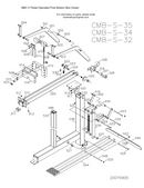 BBC-C Pedal Operated Post Bottom Box Stapler