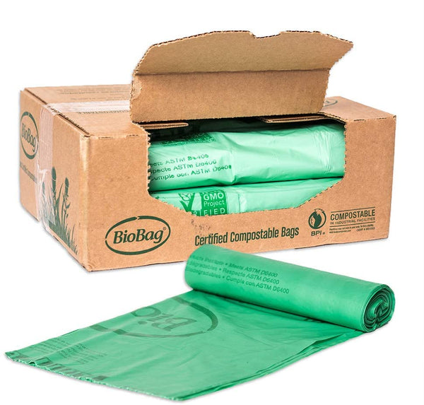 BioBag Compostable Bags - 42" x 48" (Green)