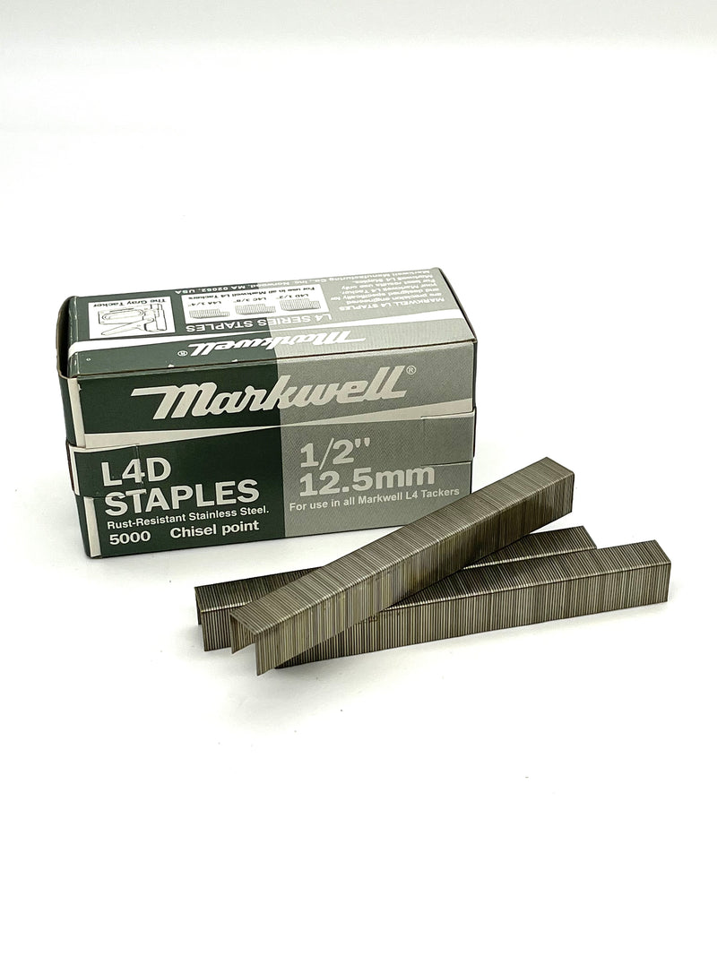 L4D 1/2" (12.5mm) Staples - Stainless Steel Imported