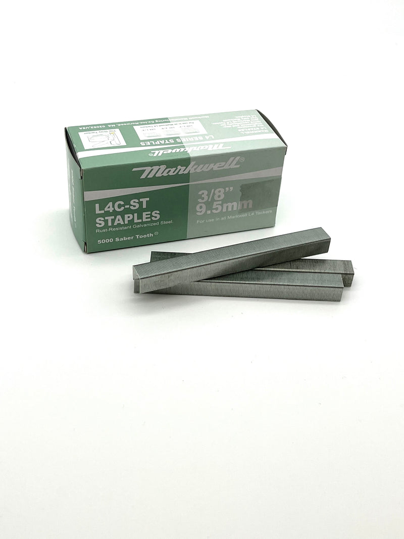 L4C-ST 3/8" (9.5mm) Staples - Sabertooth Needlepoint