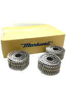 BWC05RSS 15 Degree 304 Stainless Steel Wire Coil Nails, 1 3/4" x .090 ring shank SS nails, designed to be used in 15 degree wire coil nailers.